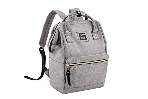 Pianeta Rucksack Damen Rucksack Herren Tagesrucksack mit Laptopfach, Unisex Modern Rucksack Daypack, Wasserdichter Schulrucksack,Lässiger Backpack Schule Freizeit Uni Arbeit (Grau) Cover