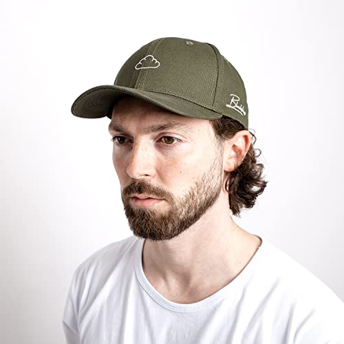 Foto von Blackskies® Iuno Classic Baseball Cap | Unisex Strapback Mütze Kappe Herren Damen Basecap Curved Polo Hat - Olive