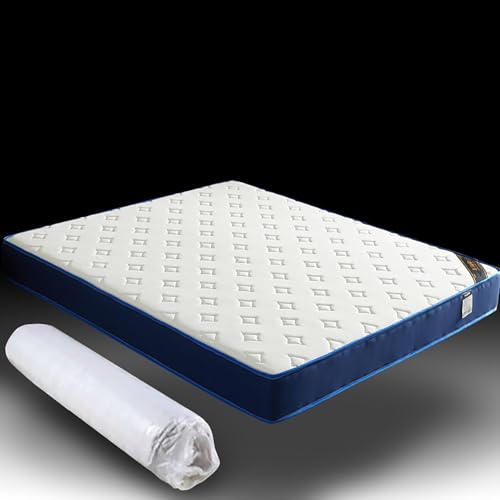 Colchón híbrido tamaño Queen en una caja, 22 cm, 71 x 75 pulgadas, espuma viscoelástica de firmeza media y muelles ensacados, gel de refrigeración, alivio de presión, sin fibra de vidrio, soporte para