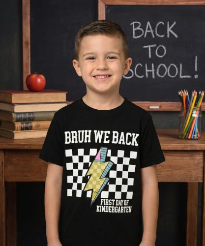 Image of Unique Baby Boys Kindergarten Vibes Only Back to School T Shirt