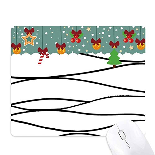 Tapis de souris de jeu Irregular Line en caoutchouc, le cadeau de Noël pour bureau