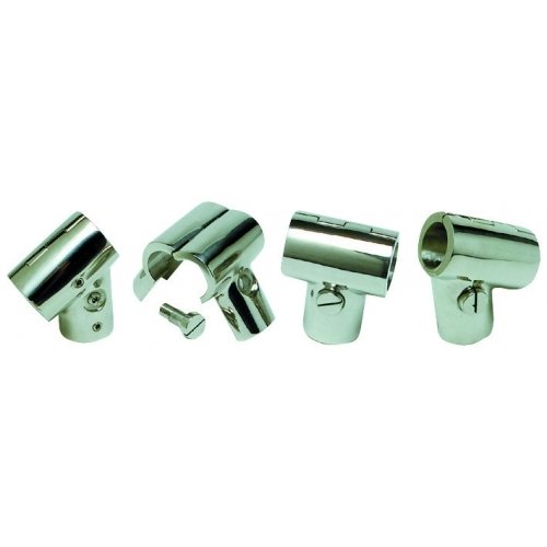 Raccord en T ouvrant 90° OSCULATI 25mm connecteur tube inox bimini bateau