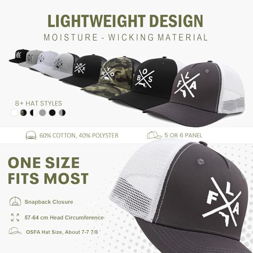 Gorra Snapback Trucker con logo bordado Unisex miniatura 4