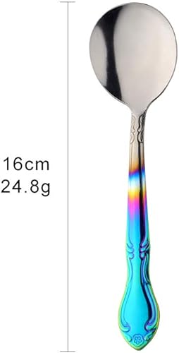 Miniatura 67 de Juego de 12 cucharas de café, mini cucharas de café, cucharas de espresso de acero inoxidable, cucharas pequeñas para postre, té, aperitivo, 4.6