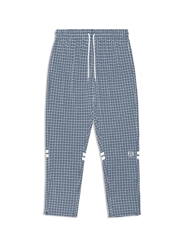 Sergio Tacchini Dallas Houndstooth Track Pant- Maritime Blue