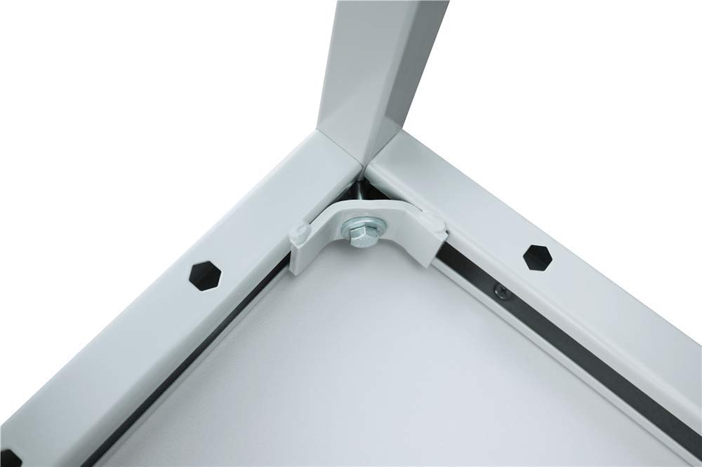 Schreibtisch Profi Besprechungstisch Büromöbel Verkaufstisch Computertisch 80 x 80 cm RAL 9003 weiß 331017