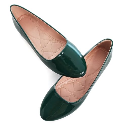 SAILING LU Women’s Ballet Flats Patent Leather Size 8.5