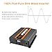 TVNIKD 2500W Inverter Pure sine Wave RV Inverter Power Inverter 12V to 110 for Car Truck semi Truck Vehicles