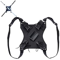 nbeads Schwerttaschen, 27.2x24cm PU-Leder-Schwerttasche Schwert-Tragetasche Mit Legierter Taille Schwert-Aufbewahrungstasche Schwert-Tragetasche Für Samurai Cosplay Kostüm Halloween Party, Schwarz