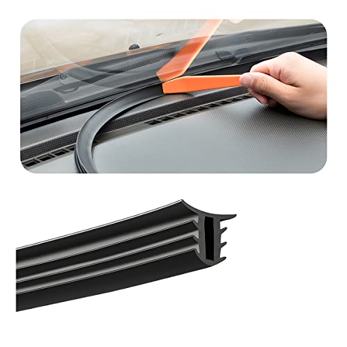 Car Dashboard Seal Strip, 5.2Ft 6.6Ft Rubber Seal Protector Guard Strip, Car Dustproof Sound Insulation Slit Strip For Dashboard Windshield, Edges Filling Trim Weatherstrip For Cars Trucks (6.56 Ft) #TOP28