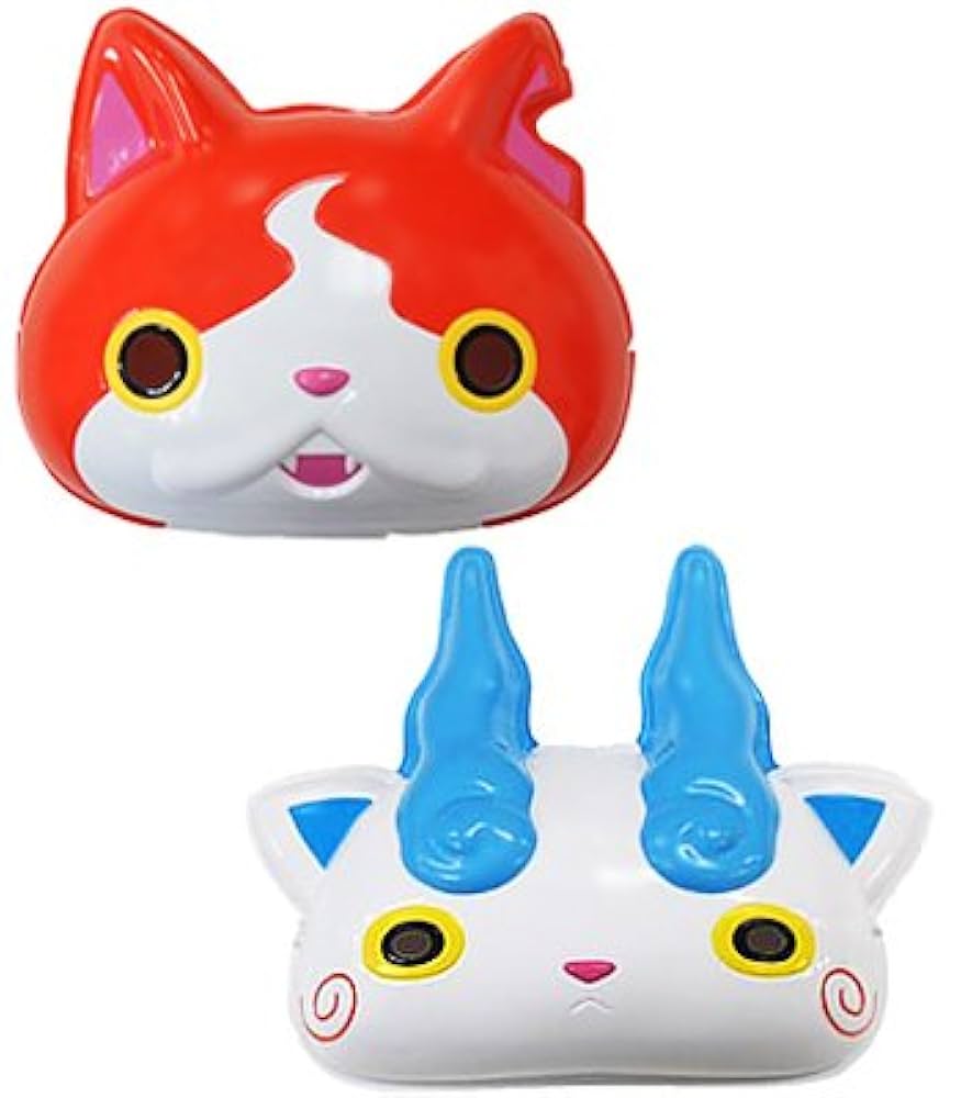 Amazon.co.jp: 妖怪ウォッチ お面 ジバニャン コマさん 2枚