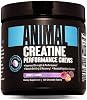 Gomitas de Creatina Animal – 5g de Monohidrato de Creatina en Tabletas para Fuerza, Potencia y Recuperación – Absorción Mejorada con AstraGin® – Formato Masticable Práctico – 120 Tabletas 5