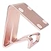 Honsky Solid Portable Universal Aluminum Desktop Desk Stand Hands Free Mobile Smart Cell Phone Holder Tablet Display Stand, Rose Gold