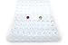 Non Slip Shower Mat Emoji Bathroom Bathtub, (39 x 16 inches), Emoji Indicates when Water is Warm (yellow happy face) or Hot (red sad face)