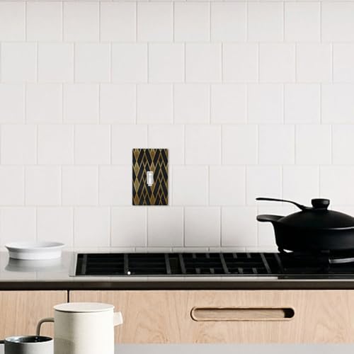 Placa de pared de diseño geométrico con líneas onduladas para un hogar sofisticado 5