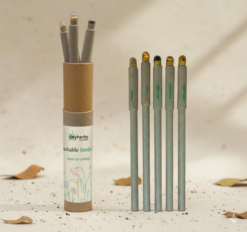 Image of (Pack-20 Blue Ink Pen | Return Gift | Corporate Gifting | Sustainable Pens | Eco-Friendly | Paper Pens | Biodegradable | Plantable Seeds | Bulk Pen For Hotels, Office and Schools