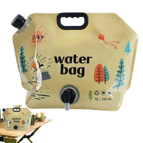 Genérico Bolsa de Agua - Bolsa De Almacenamiento De Agua | Bolsa Hidratación Hombre Resistente Alimenticio Camping Trekking Excursionismo Mochilero