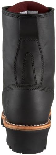 Chippewa Men's 8" Insulated Steel Toe EH Logger Boot,BlackOiled,11 W US | Image 2
