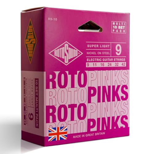 Cordes pour guitare électrique R9-10 Rotosound pour éviter la casse et les fausses notes