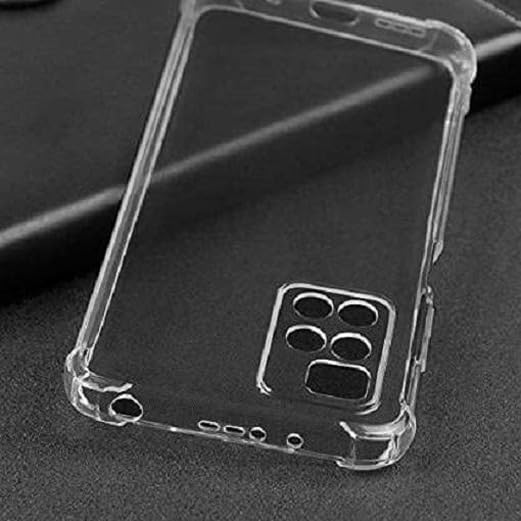 Image of BOXXO Flexible Back Cover for Mi Redmi Note 11T 5G | Back Cover Transparent Clear Shockproof Case Four Corner Protection | Slim Protective Mobile Phone Cover for Mi Redmi Note 11T 5G
