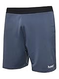 Ajuste óptimo y trekomfort hummel Reflector Tech Pantalones Cortos, Otoño-Invierno, Hombre, Color Blue Nights, tamaño Extra-Large