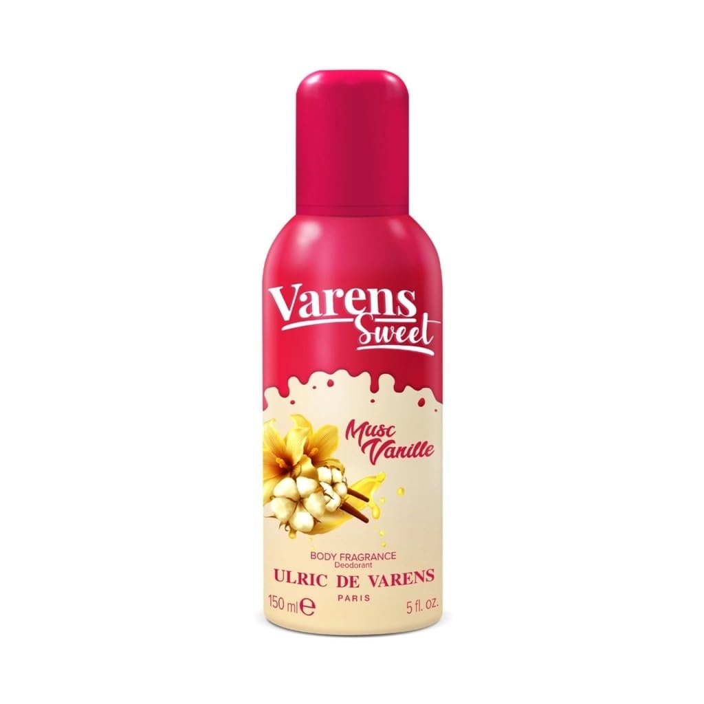Ulric De Varens Sweet Musc Vanille Body Fragrance Deodorant for Women 150 ml