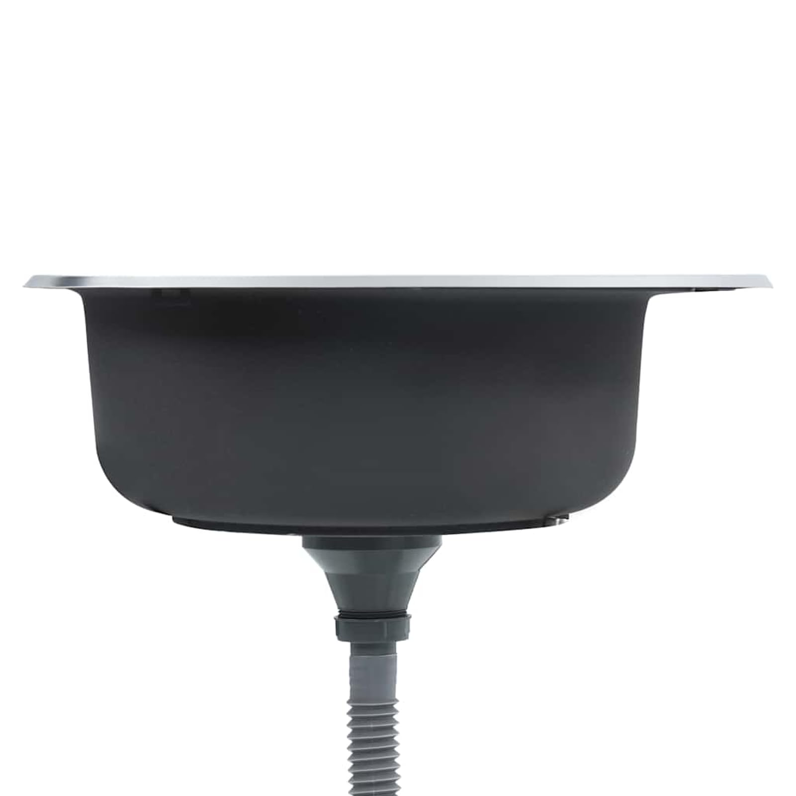 Gecheer Fregadero de Cocina de Acero Inoxidable Profundo, Resistente a Manchas y arañazos, con colador y sifón Modelo LYKLRZJ-145071ES