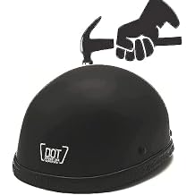 Low Profile Beanie Motorcycle Retro Half Helmet-Small and Light Skull Cap for Men Women,DOT Approved German Style Novel Open Face Helmet for Moped Jet Chopper Bicycle Scooter A,XL 5960CM