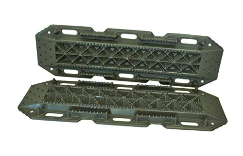Maxsa 20333-Od Heavy-Duty Escaper Buddy Traction Mats For Off-Road Mud, Sand, & Snow Vehicle Extraction, Bendable, Unbreakable, Olive Drab, 2 Pack #TOP28