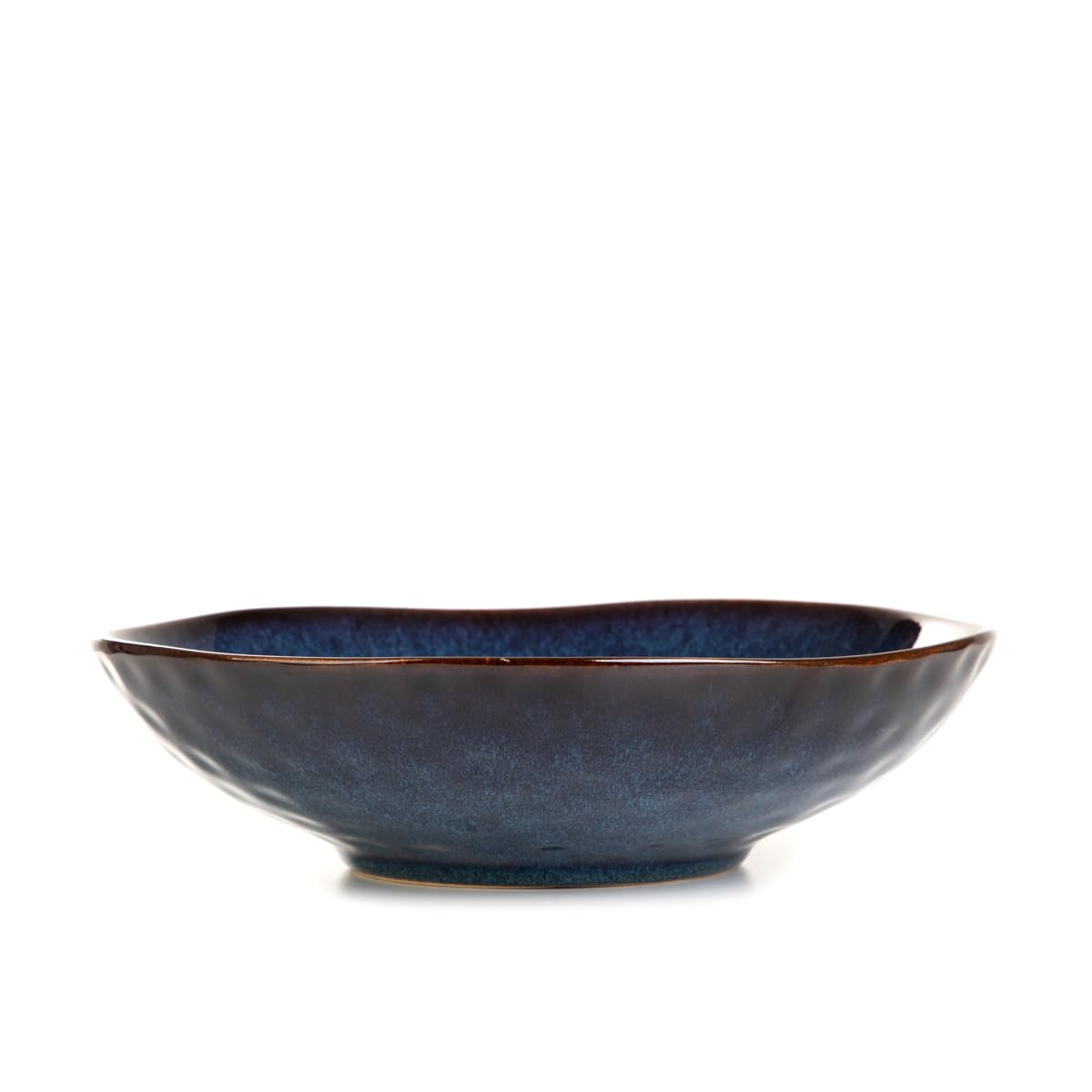 HOMLA Casper Servierschüssel Serviergeschirr Servierschale Navy blau 26cm
