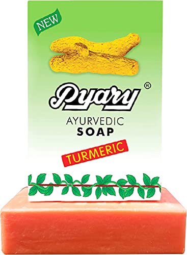 PYARY Turmeric Ayurvedic Soap (75g) Pack of 6