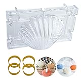 ✅ Die Kerzengießform ist in zwei Teile unterteilt und muss mit Gummibändern gebündelt werden, um die Kerze leicht zu entnehmen.