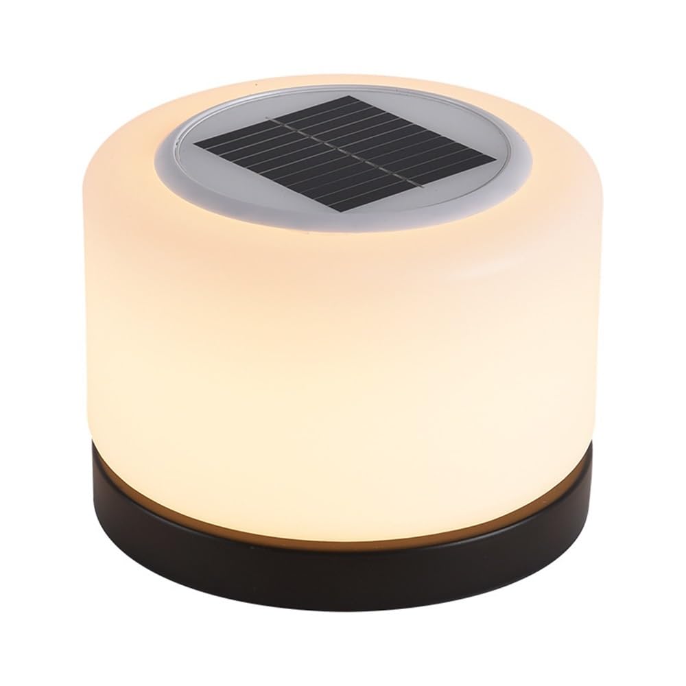 Lampe LED 3 couleurs solaire pour éclairage pilier extérieur et paysage de jardin moderne