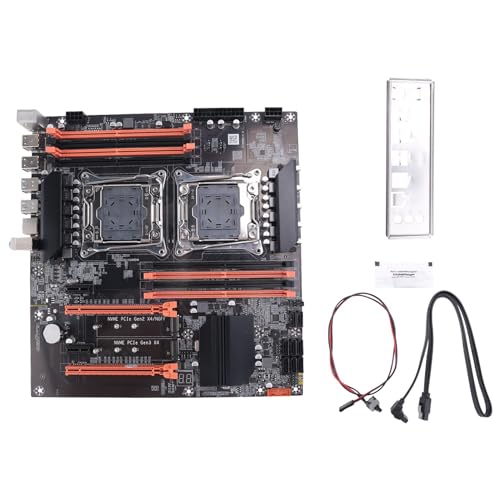 Fivetwofive X99 Dual CPU Moderkort med SATA, Switch och Thermal Grease