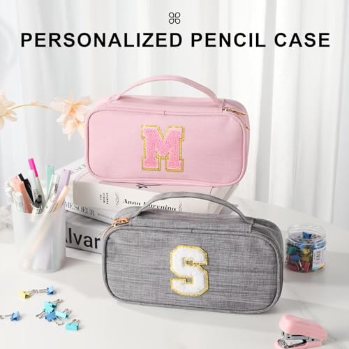 Image of YOOLIFE Birthday Gifts for 7 8 9 10 11 12 13 Year Old Girls, Gifts for Teen Girls Kids, Cute Pencil Case for Girl, E (Grey)