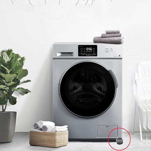 SAMSYOKI 8 Stück Waschmaschine Fußpolster,Universal Schwingungsdämpfer Anti Vibration Waschmaschine Füße Pad Gummi Antivibrationsmatte für Waschmaschine/Trockner/Möbel