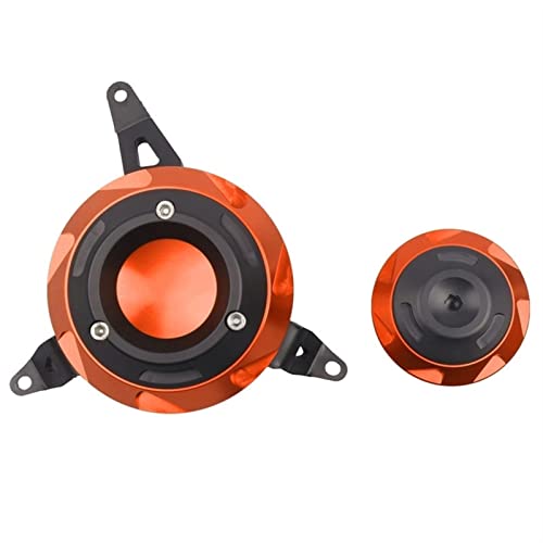 Évitez les carters brisés avec ce moteur garde Kawasaki Ninja 400 orange