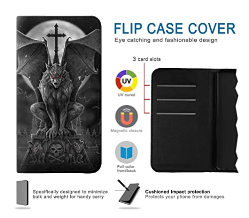 Étui Gargoyle Devil pour Samsung Galaxy Z Fold 6 : housse cuir flip - 3