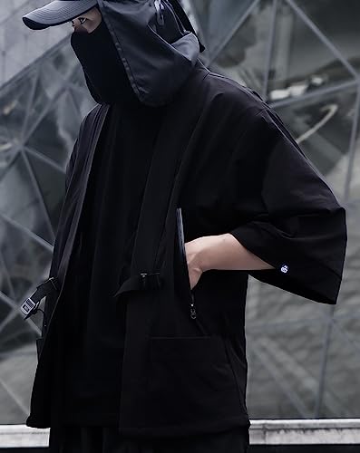 MFCT Men's Japanese Kimono Samurai T-Shirt4