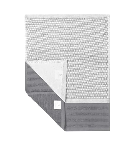 Image of Bumble Premium Dish Cloths 13 inchx13 inch (6 Pack) | 100% Natural Ring Spun Cotton | 400 GSM | Highly Absorbent & Soft |Yarn Dyed & Solid Dyed Terry Dish Cloth Set - Grey