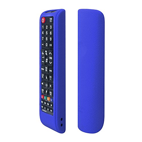 Samsung Tv Remote Case Sikai Shockproof Silicone Cover For Samsung Bn59-01315A Bn59-01199F Aa59-00666A Aa59-00741A Bn59-01301A Remote Skin-Friendly Washable Anti-Lost With Remote Loop (Blue) #TOP2