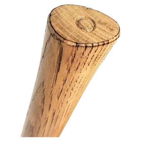 Throwing Tomahawk Handle - Fire Hardened & Lacquered - 19 inch A Grade American Hickory Wood Cover