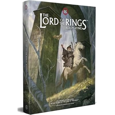 Free League Publishing The Lord of The RingsTM Roleplaying 5E, Hardcover Core Rules Compendium, Adults, Family, Kids Ages 14+ Fantasy Tabletop Role Playing Game