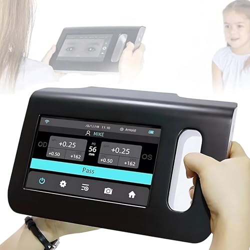 7 Inch Portable Eye Exams Machine Auto Refractor,Eye Exams Machine, 98cm Measuring Distance, 0-180° Axis Number,for Teenagers to Check Their Vision