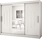 Porte coulissante de haute qualité à la mode moderne, avec armoire de porte coulissante miroir,C