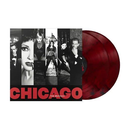 New Broadway Cast of Chicago Musical 1997 Exclusive Deep Red Marbled Record