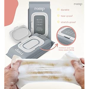 ROMP Dog Cat Pet Grooming Wipes - Plant Based, Cleaning, Bathing Wipes for Face, Paw & Body (Unscented, 4 Packs - 320 Wipes) ROMP Dog Cat Pet Grooming Wipes – Plant Based, Cleaning, Bathing Wipes for Face, Paw & Body (Unscented, 4 Packs – 320 Wipes)
