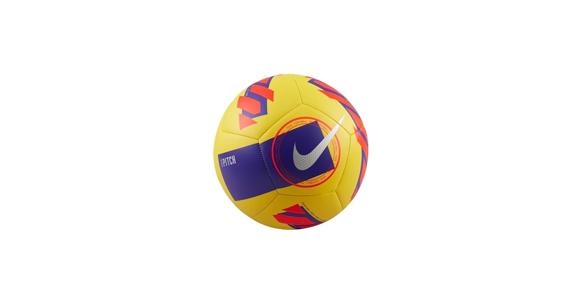 Amazon.com : Nike Pitch Football DC2380-710 (Yellow/Purple