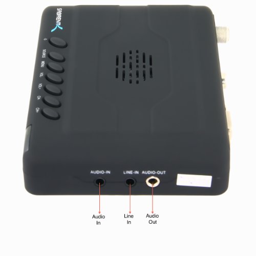 image for Sabrent Stand Alone TV Tuner Box with Picture in Picture for TV/CRT/TF