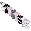 Gerber Baby Girls’ 8-Pack Short Sleeve Onesies Bodysuits